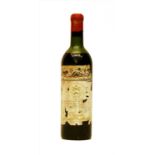 Château Mouton Rothschild, Pauillac, 1st growth, 1957, one bottle