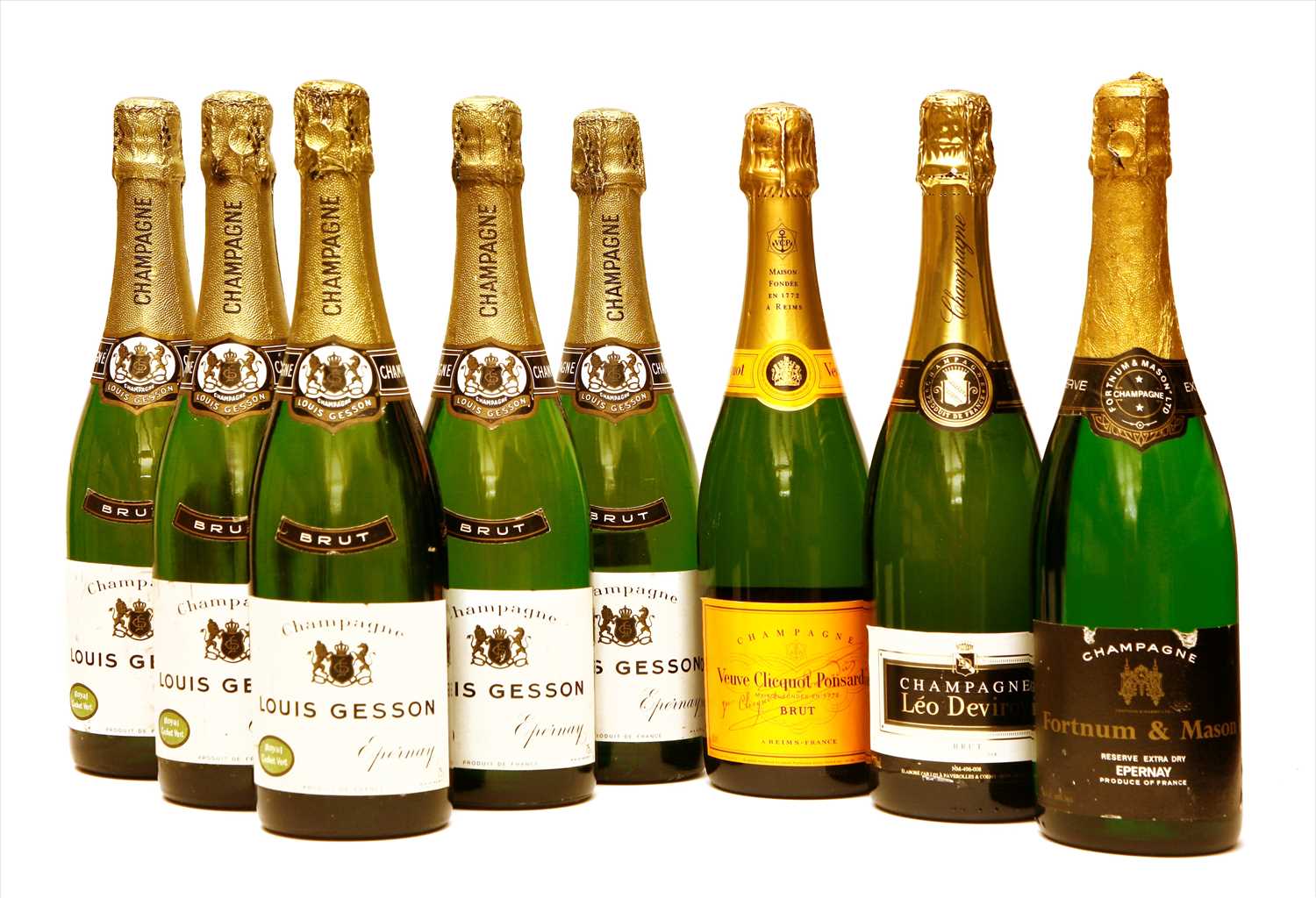 Assorted non-vintage Champagne to include Louis Gesson, five bottles and three other bottles