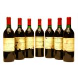 Château Trotanoy, Pomerol, 1986, seven bottles (in opened owc)