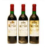 Château Léoville Las Cases, Saint-Julien, 2nd growth, 1981, three bottles