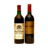 Assorted Margaux: Château Malescot-Saint-Exupery, 1964, one bottle and one other