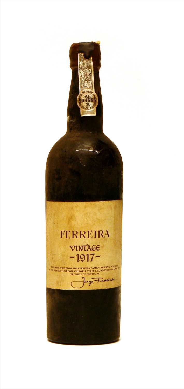 Ferreira, Vintage Port, 1917, one bottle