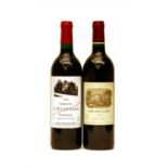 Carruades de Lafite, 2000, one bottle and Chateau L'Evangile, 1993 one bottle