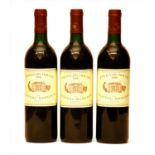 Pavillon Rouge du Chateau Margaux, 1988, three bottles