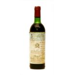 Château Mouton Rothschild, Pauillac, 1st growth, 1977, one bottle