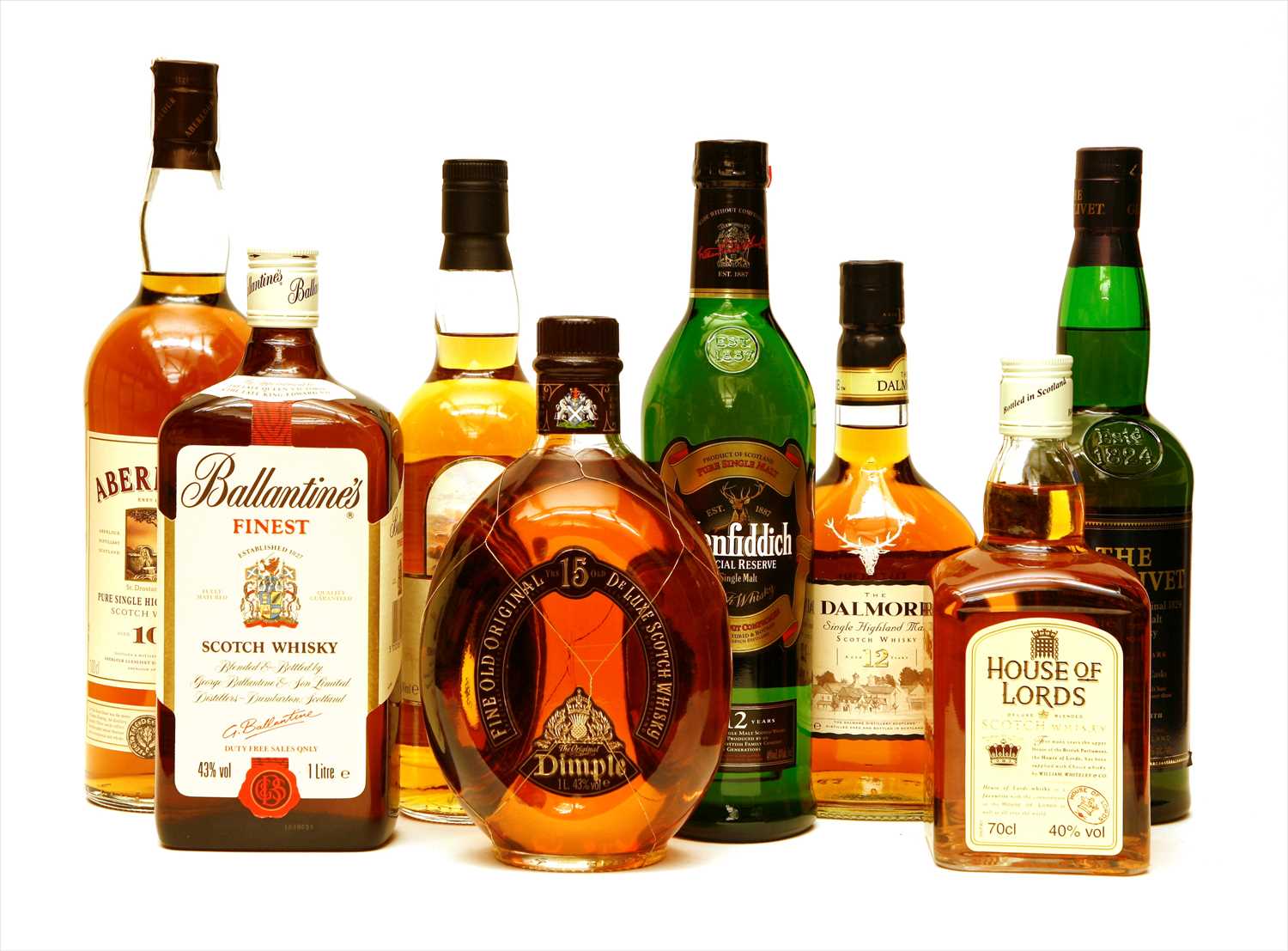 Assorted whisky to include: Glenlivet, Aged 18 Years and eight others