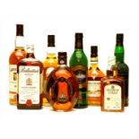 Assorted whisky to include: Glenlivet, Aged 18 Years and eight others