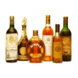 Miscellaneous to include: Dimple, Old Blended Scotch Whisky, one bottle and five other bottles