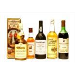 Miscellaneous: Aberlour, 100 proof Scotch Whisky, one 33.33cl bottle plus four other bottles