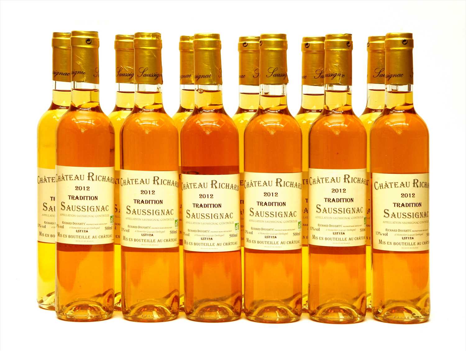 Château Richard, Saussignac, Tradition, 2012, twelve half bottles (two boxes of six)