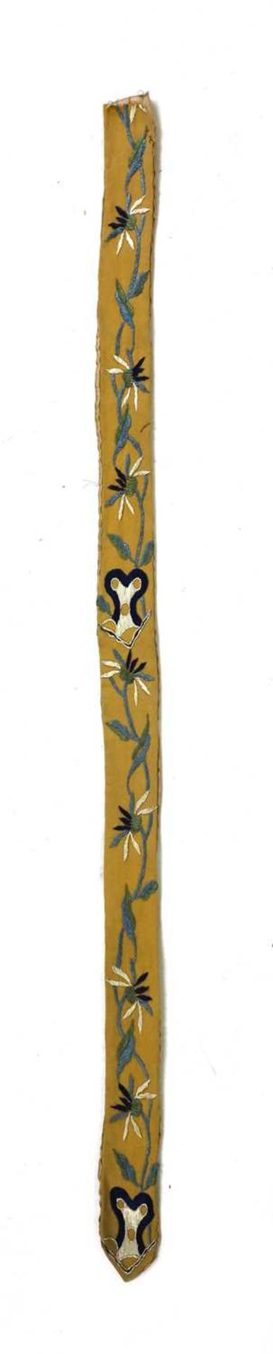 A Chinese embroidered column wrap, - Image 2 of 2