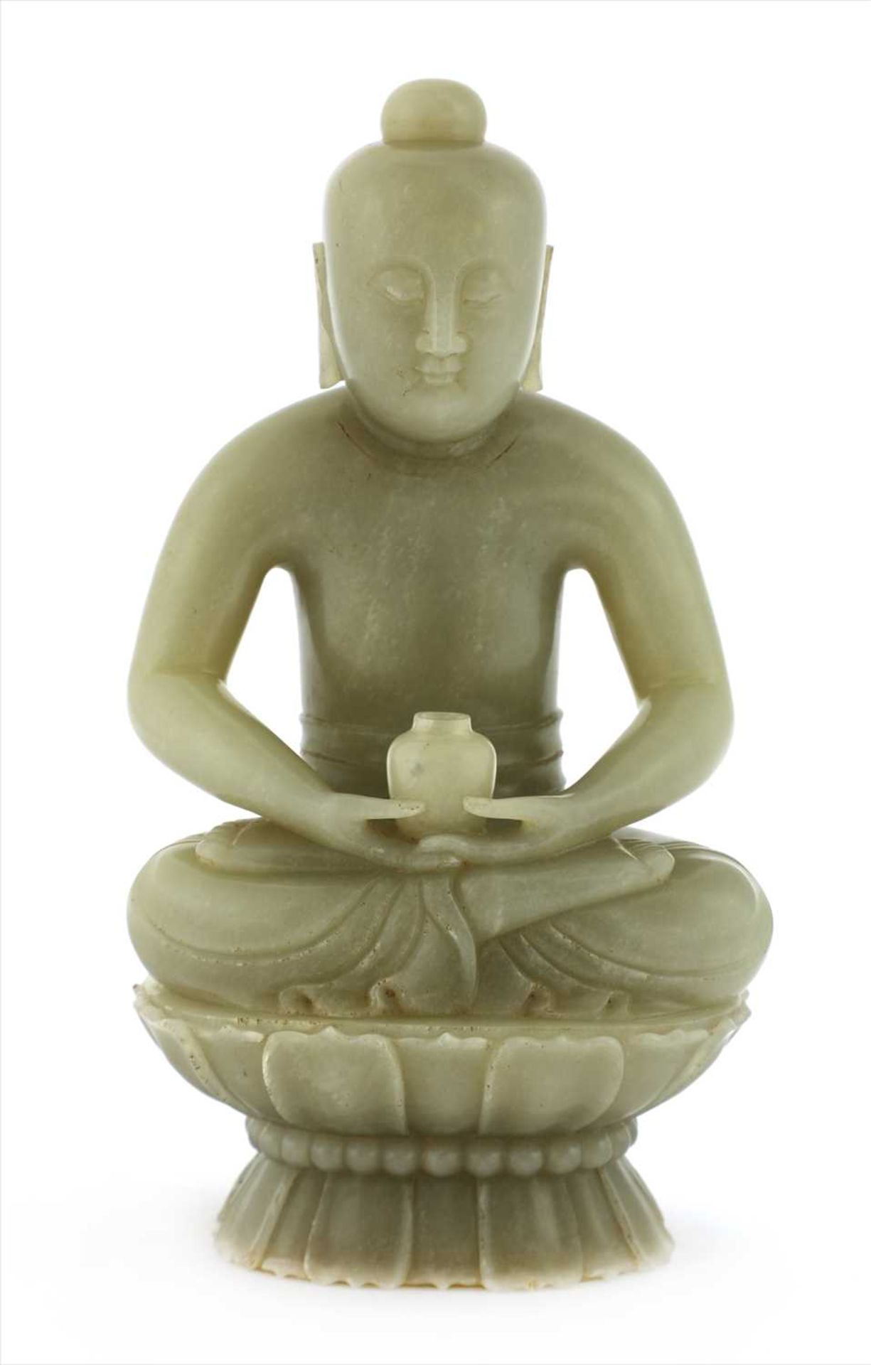 A Chinese jade Buddha,