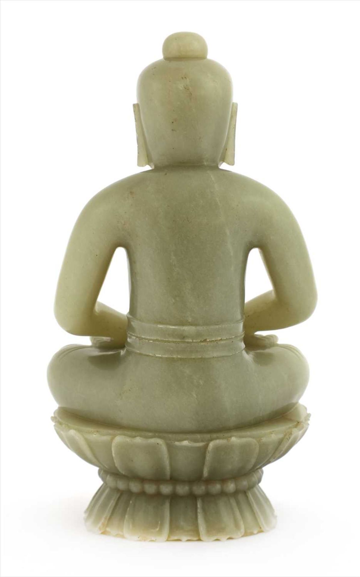 A Chinese jade Buddha, - Image 2 of 2