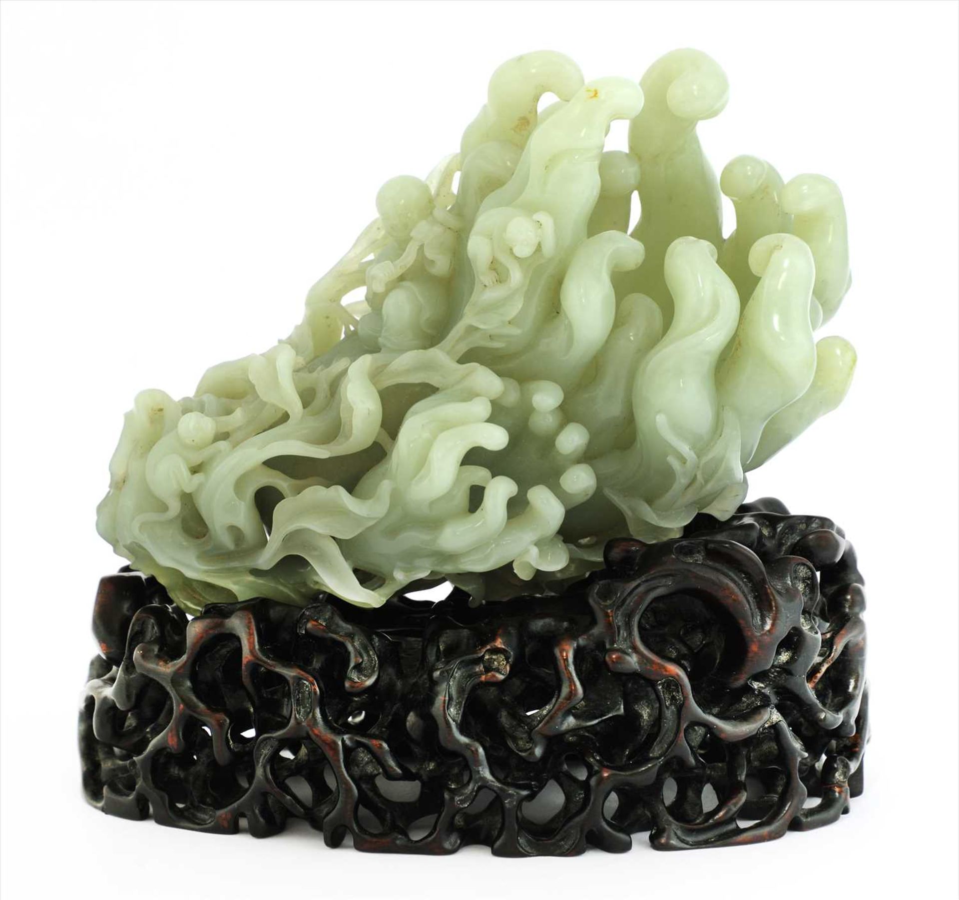 A Chinese jade carving, - Image 2 of 3