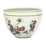 A Chinese famille rose pot,