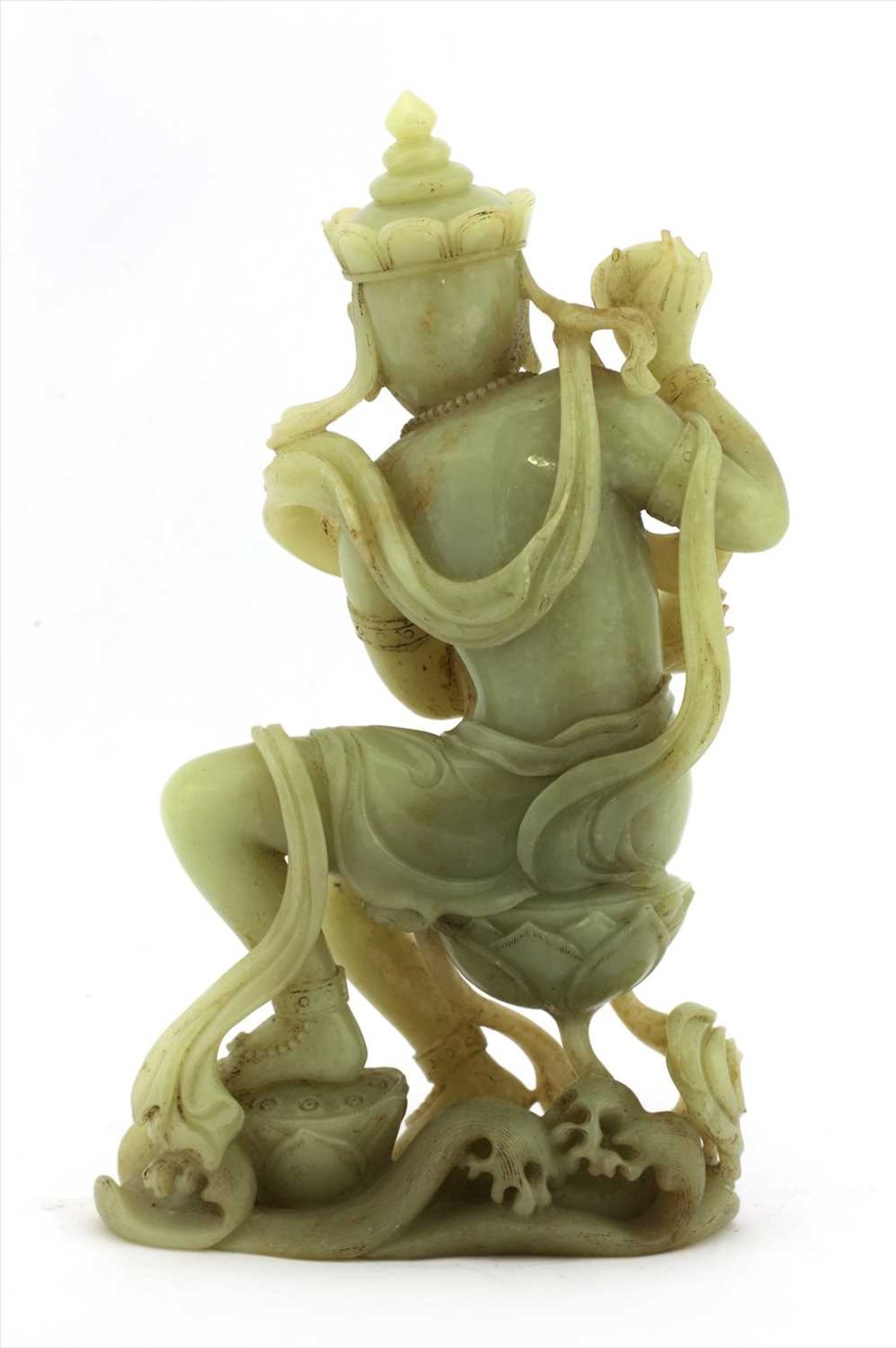 A Chinese jade bodhisattva, - Image 2 of 2