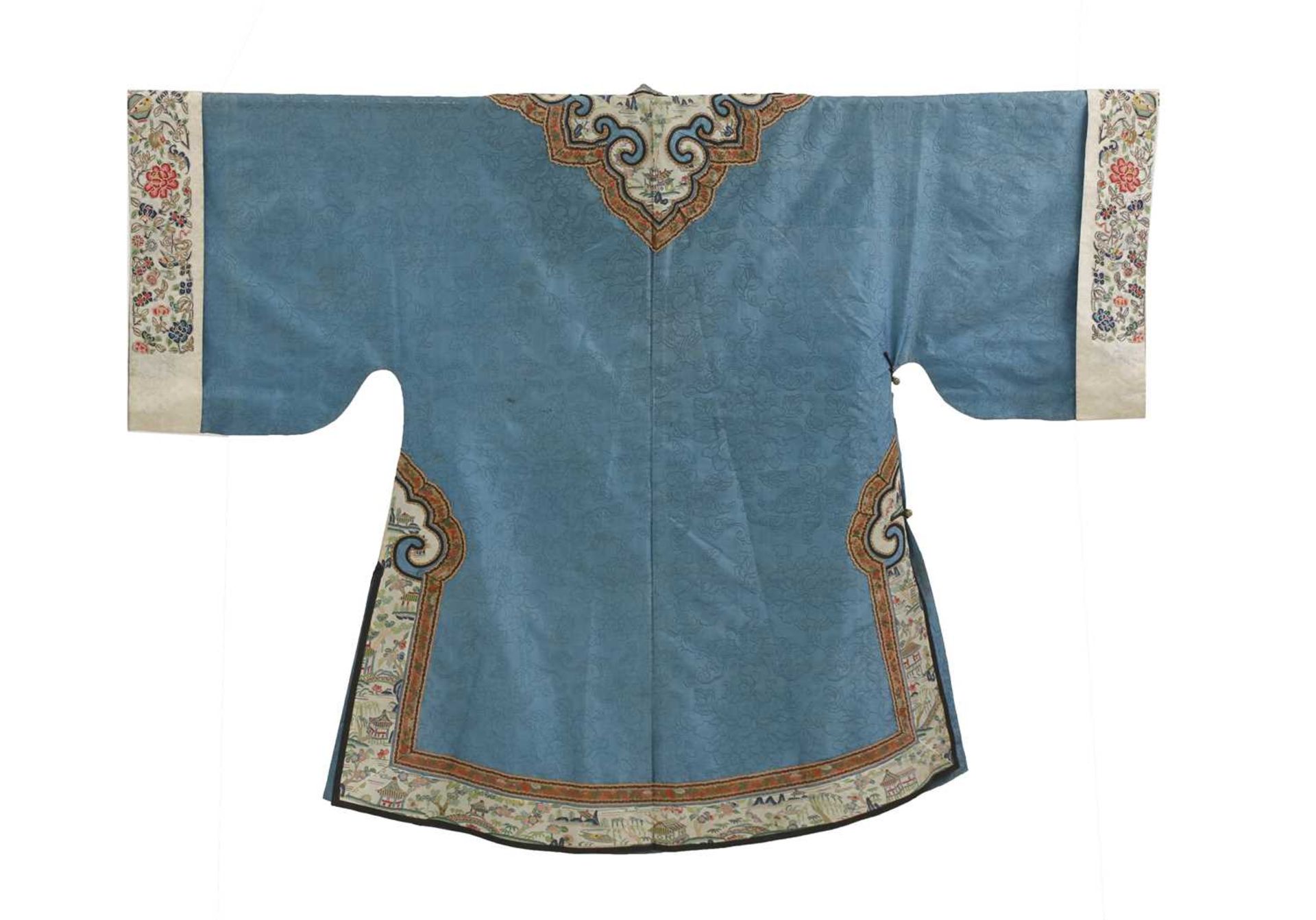 A Chinese embroidered robe, - Image 2 of 2