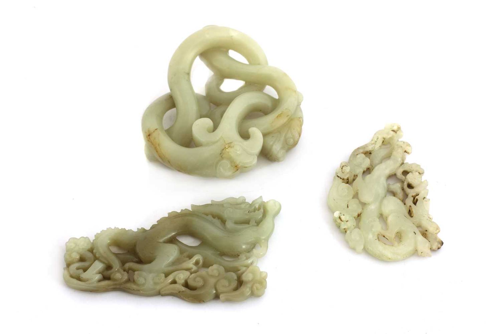 A Chinese jade carving, - Image 2 of 2