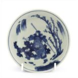 A Chinese blue and white bowl,