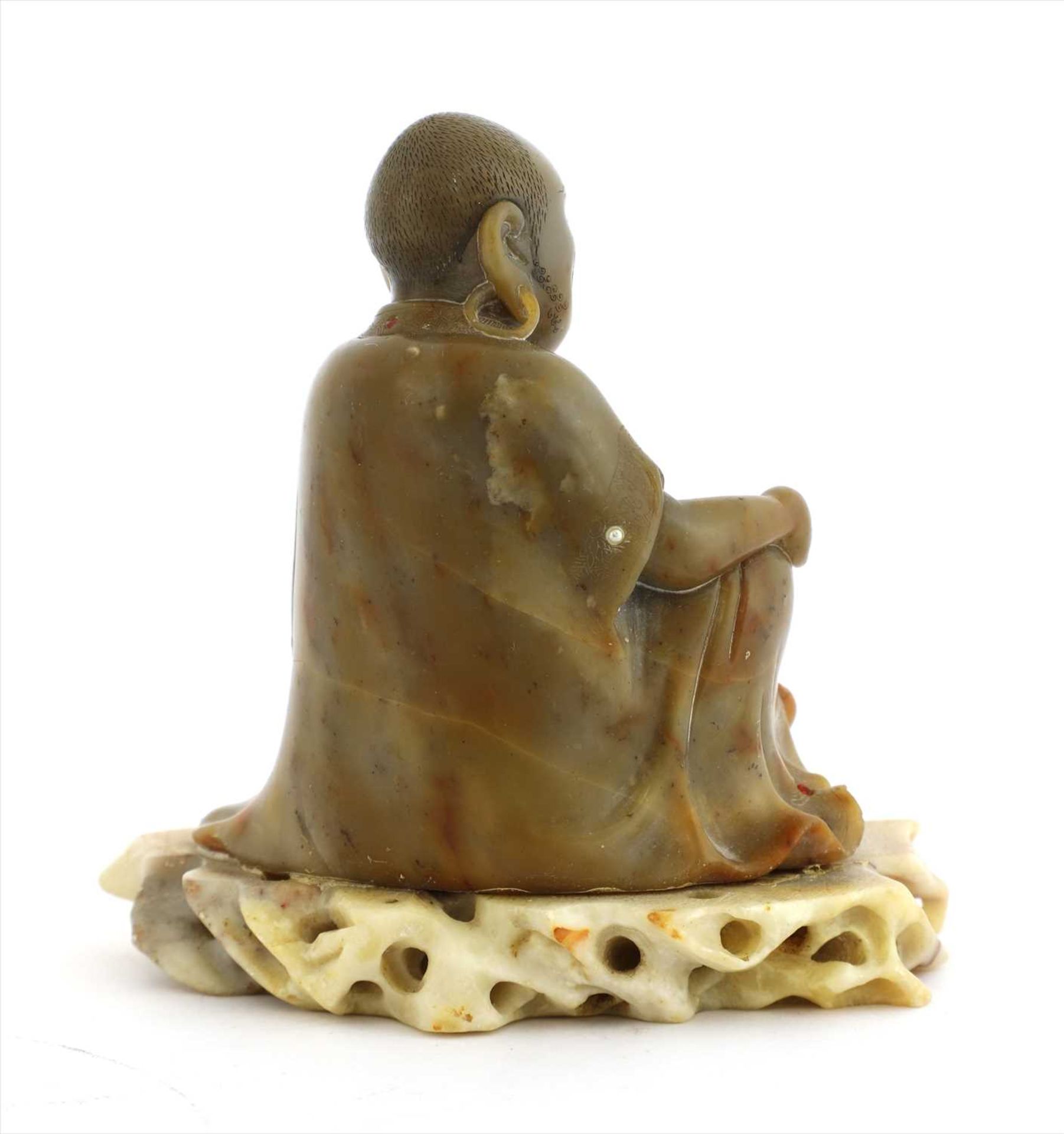 A Chinese soapstone carving, - Image 2 of 2