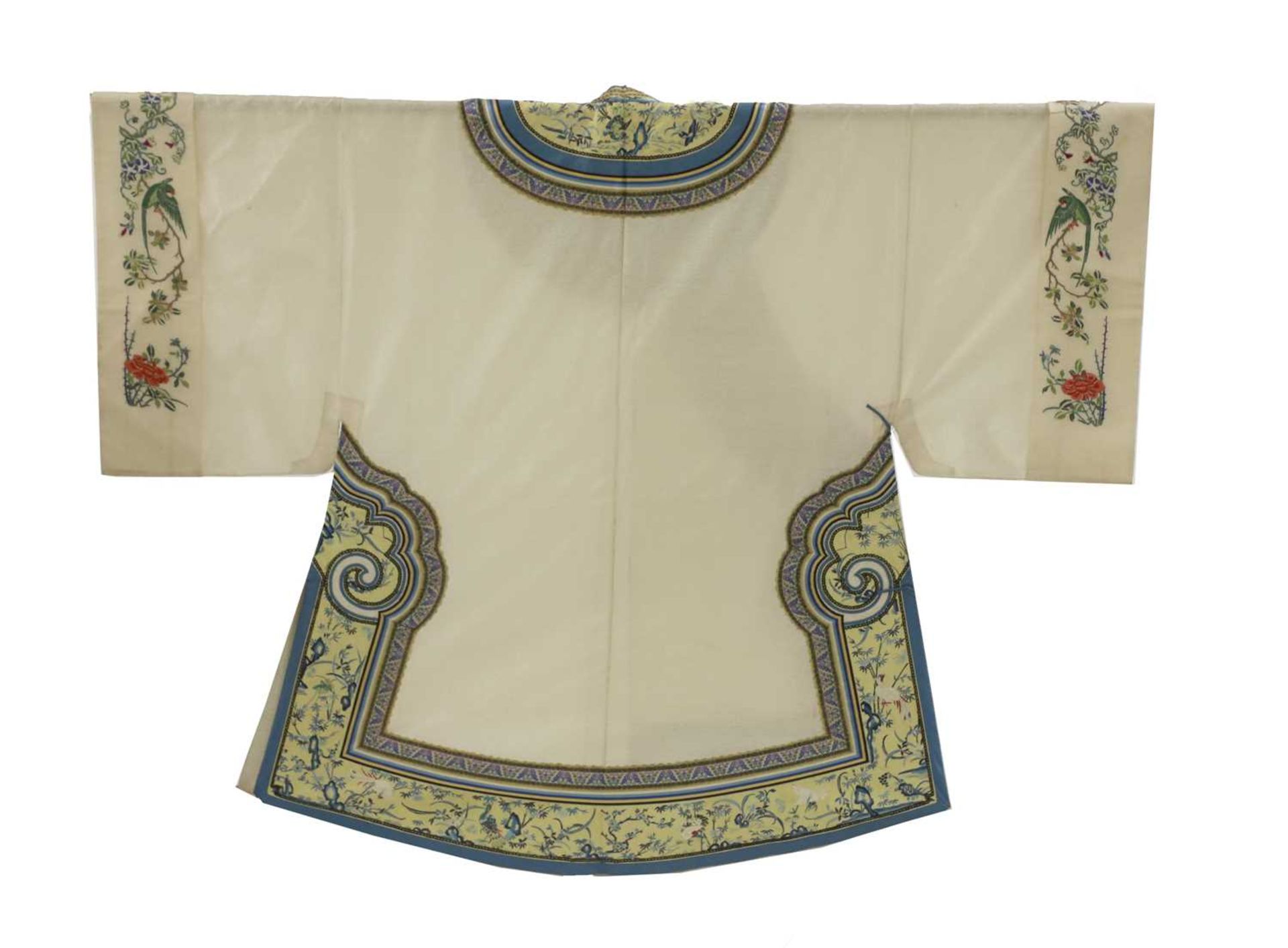 A Chinese embroidered robe, - Image 2 of 2