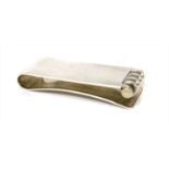 A sterling silver money clip by Tiffany & Co.,