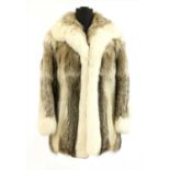 A coyote fur jacket,