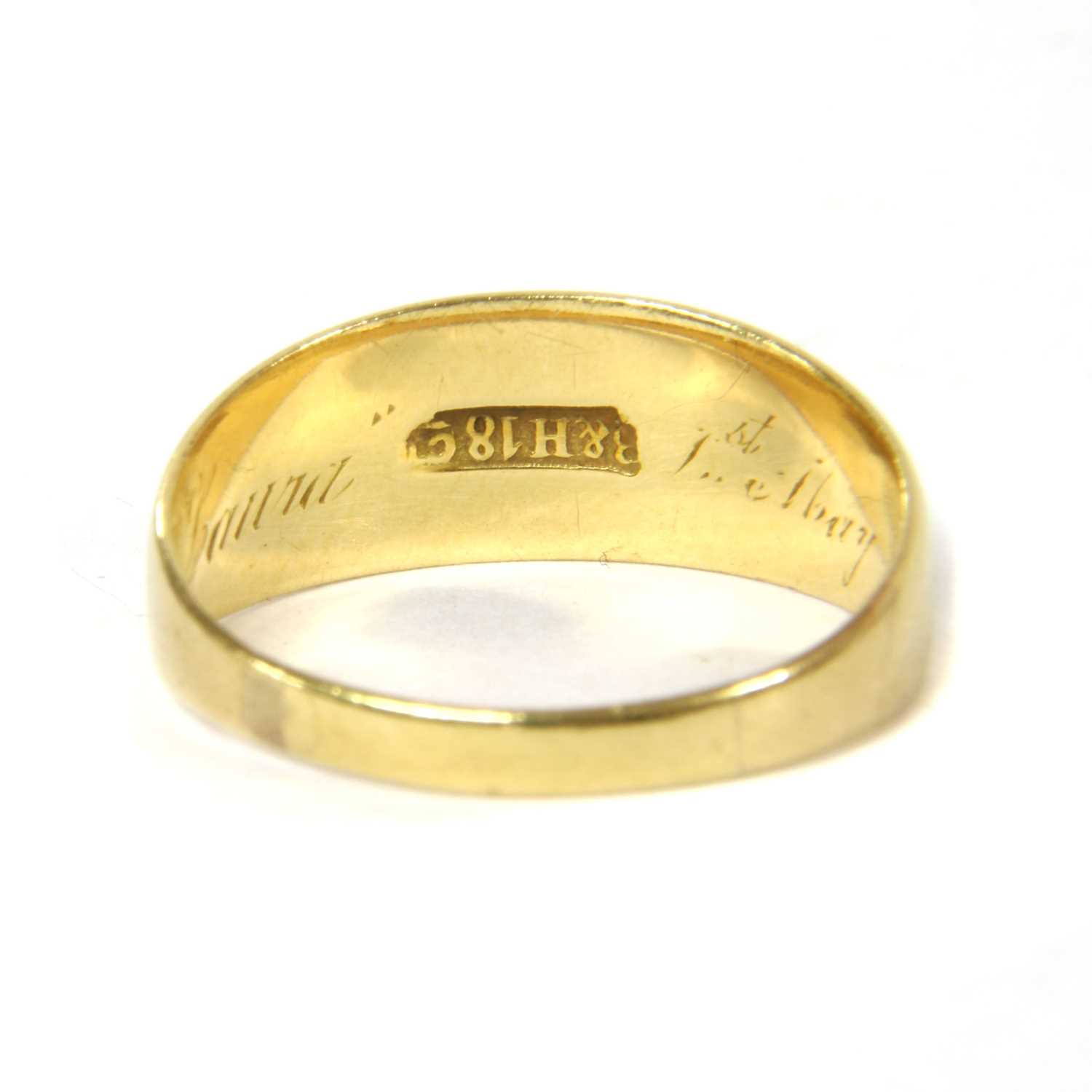 A Victorian gold Mizpah ring, - Image 4 of 4