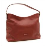 An Aspinal of London burgundy hobo bag