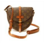 A Louis Vuitton cross body satchel bag