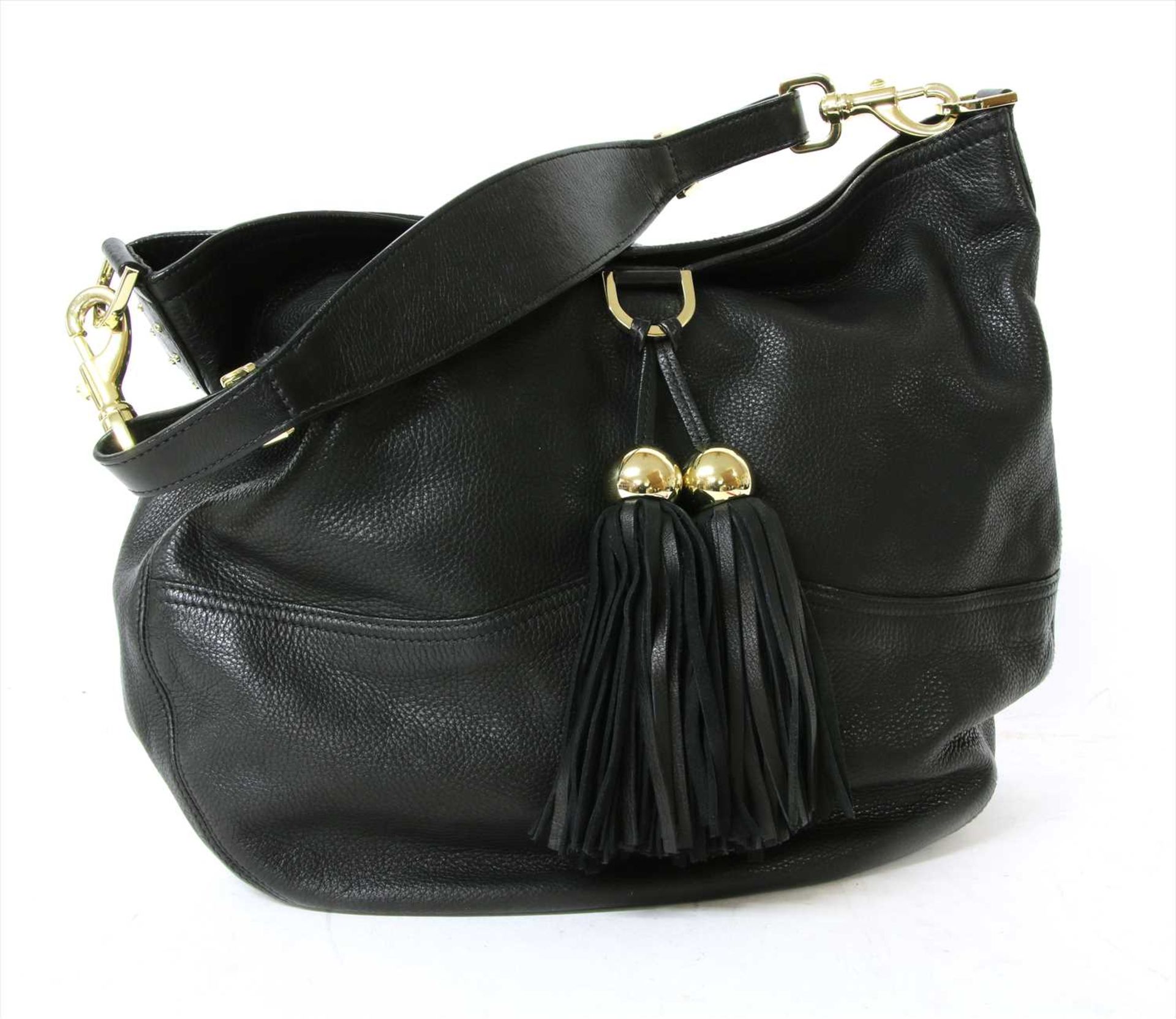 A Mulberry 'Greta' black hobo bag