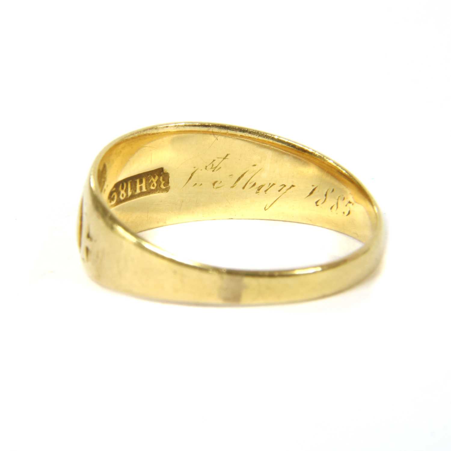 A Victorian gold Mizpah ring, - Image 2 of 4