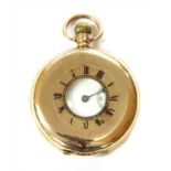 A 9ct gold Waltham half hunter pocket watch,