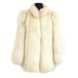 An Arctic fox fur jacket