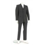 A Jasper Conran gentleman's single breasted grey jacket, two pairs of trousers and