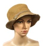 A Chateau Motsch pour Hermès wicker bucket hat