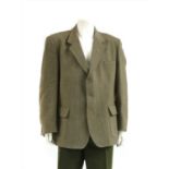 An Alexander James gentleman's brown single breasted jacket,