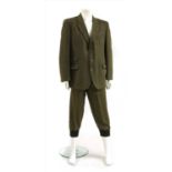 A Brook Tavener gentleman's single breasted tweed shooting suit,