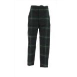 A pair of Moore Taggart & Co Ltd Mackie tartan ladies trousers