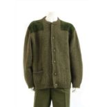 A Mirabell Salzborg gentleman's khaki knitted sporting cardigan