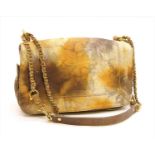 A Jerome Dreyfuss tan and multicolour leather Bobi shoulder bag,