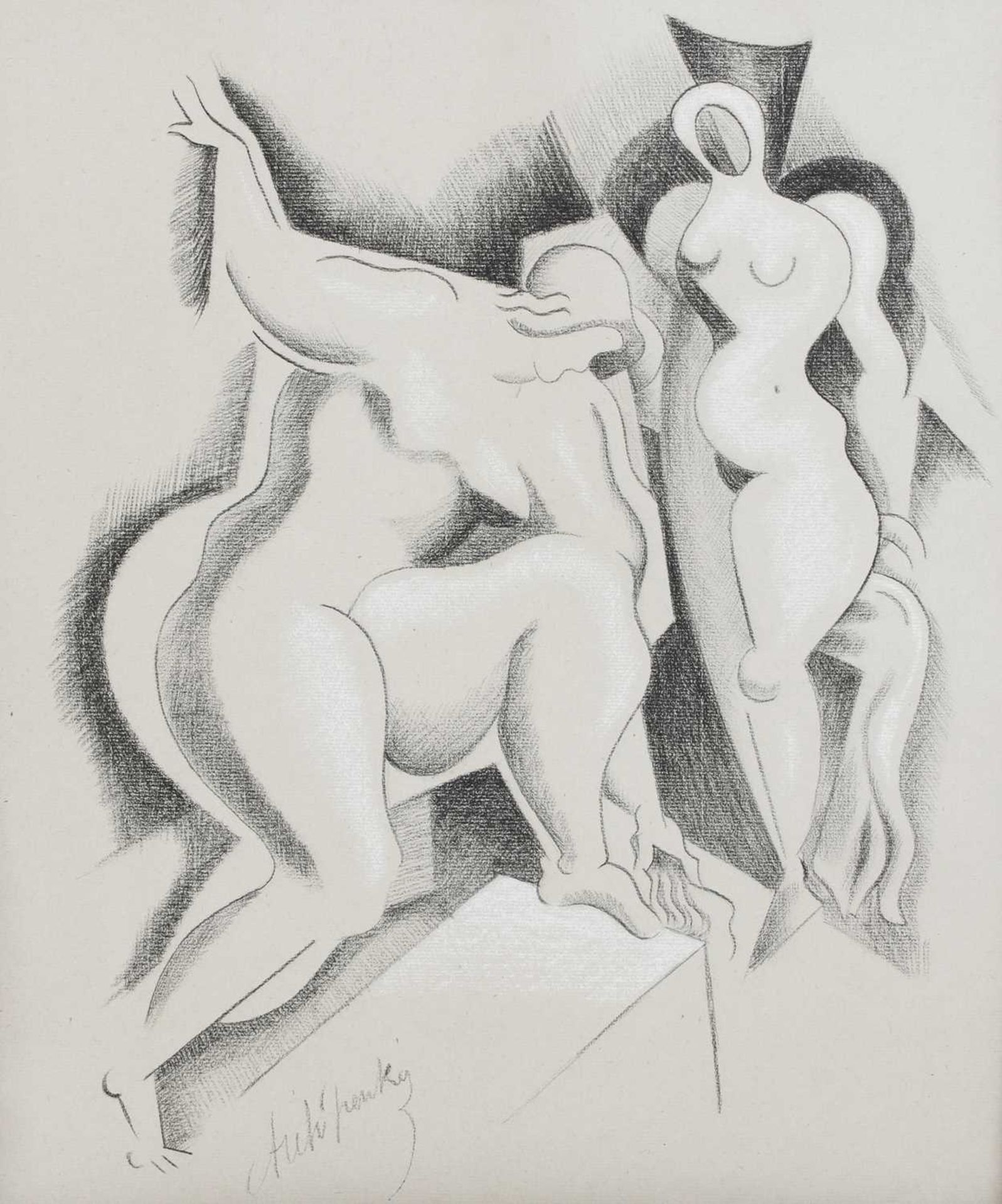 Attributed to Alexander Archipenko (Ukrainian-American, 1887-1964)