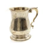 A Victorian silver Christening mug,