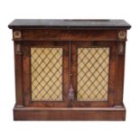 A Napoleon III mahogany chiffonier,