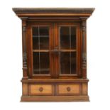 A small Victorian miniature table cabinet