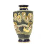 A large 20th century Japanese satsuma vase,