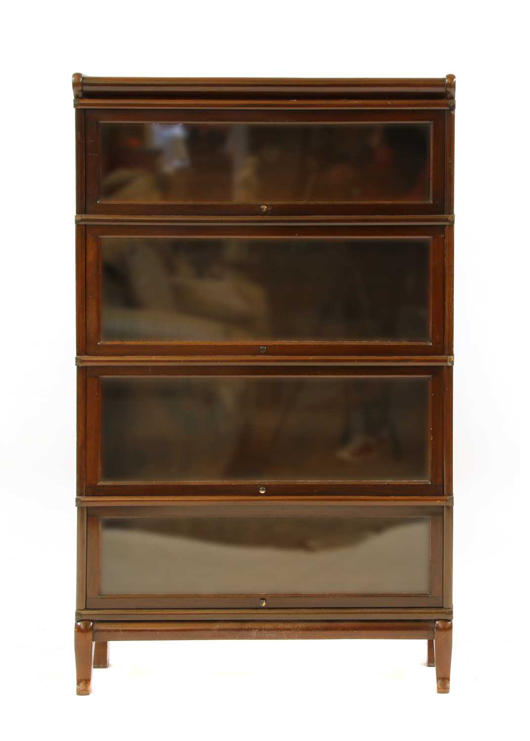 A Globe Wernicke four tier glazed bookcase,