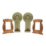A pair of Arts & Crafts wall lights,