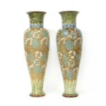 A pair of Royal Doulton 'Doulton & Slaters Patent' vases,