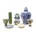 A large collection of Continental ceramics and studio pottery,